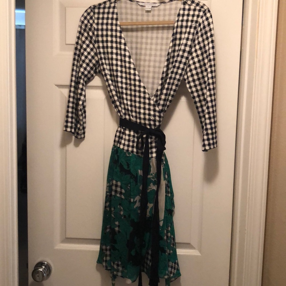 Diane von Furstenburg (DvF) wrap dress, size 12
